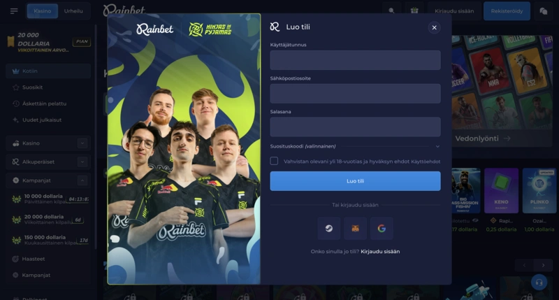 Rainbet Login